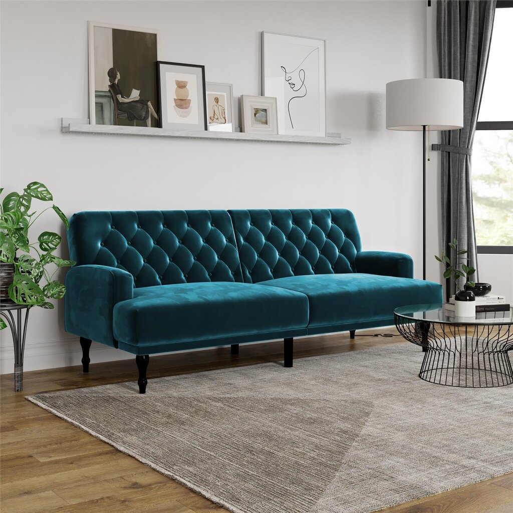 Sofa Dorel Home Ruby, žalia kaina ir informacija | Sofos | pigu.lt