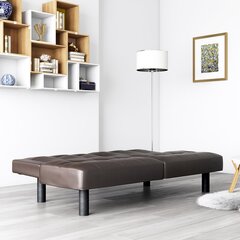 Sofa Dorel Home Upholstered, ruda kaina ir informacija | Sofos | pigu.lt