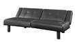 Sofa Dorel Home Upholstered, juoda kaina ir informacija | Sofos | pigu.lt