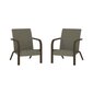 Lauko kėdžių komplektas Dorel Home, pilkas kaina ir informacija | Lauko kėdės, foteliai, pufai | pigu.lt