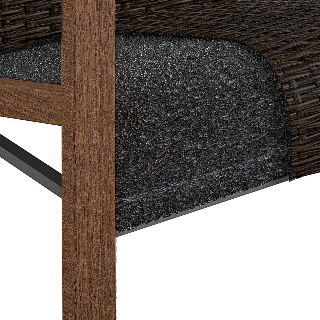 Lauko kėdžių komplektas Dorel Home, pilkas kaina ir informacija | Lauko kėdės, foteliai, pufai | pigu.lt