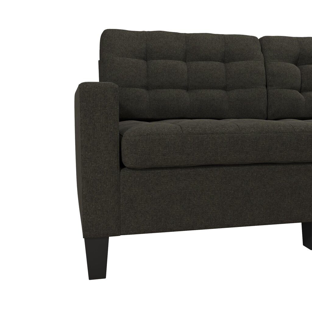 Sofa Dorel Home Emily, pilka kaina ir informacija | Sofos | pigu.lt