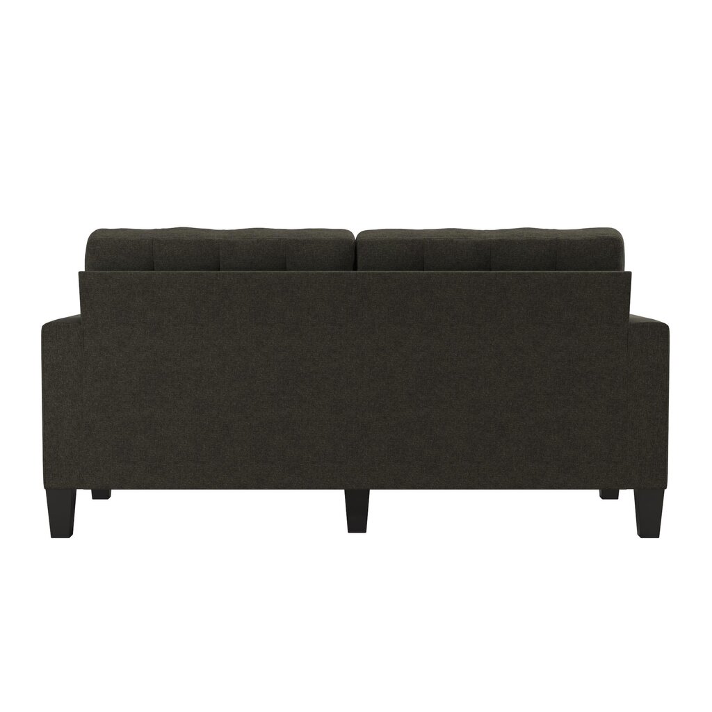 Sofa Dorel Home Emily, pilka kaina ir informacija | Sofos | pigu.lt