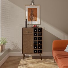 Шкафчик Novogratz Brittany, коричневый цена и информация | Шкафчики в гостиную | pigu.lt