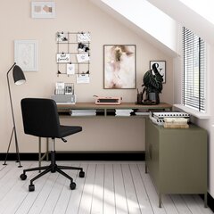Письменный стол Queer Eye Bradford, зеленый цвет цена и информация | Компьютерные, письменные столы | pigu.lt