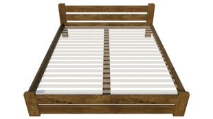 Кровать без решетки KLAIPĖDA, 160x200 см, цвет дуба цена и информация | Кровати | pigu.lt