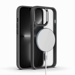 Hard Case Matte Apple iPhone 13 Pro Max (support MagSafe) graphite black kaina ir informacija | Telefono dėklai | pigu.lt