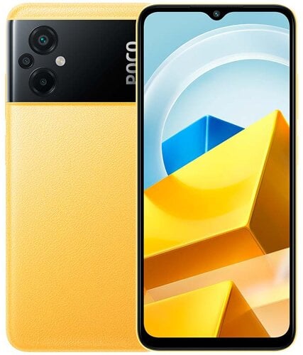 Xiaomi Poco M5 4/64GB MZB0C9FEU Yellow kaina ir informacija | Mobilieji telefonai | pigu.lt