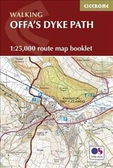 Offa's Dyke Map Booklet: 1:25,000 OS Route Mapping цена и информация | Книги о питании и здоровом образе жизни | pigu.lt