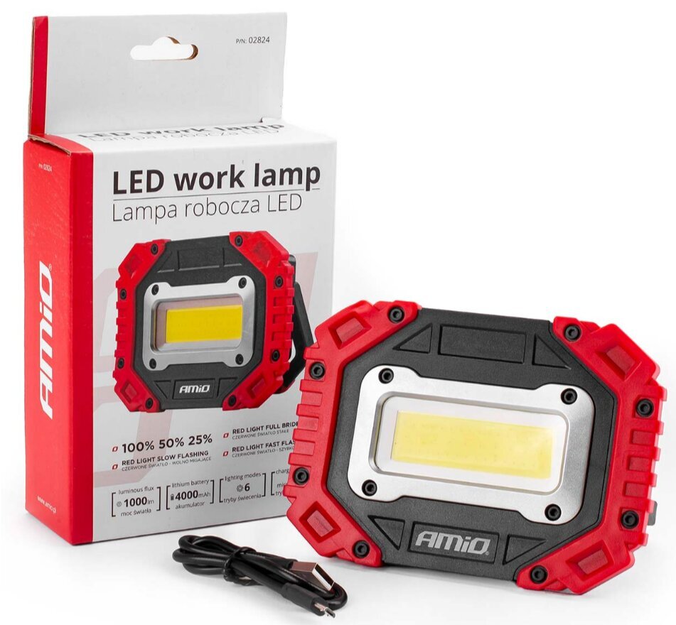 LED įkraunamas prožektorius WT14 цена и информация | Žibintuvėliai, prožektoriai | pigu.lt