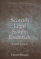 Scottish Legal System Essentials, 4th Edition 4th edition цена и информация | Книги по экономике | pigu.lt