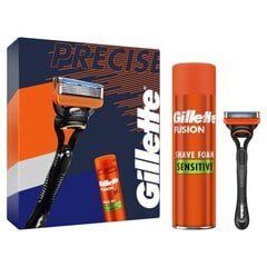 Skutimosi rinkinys: skustuvas Gillette Fusion 1 vnt. + Fusion gelis 200 ml kaina ir informacija | Skutimosi priemonės ir kosmetika | pigu.lt