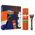 Skutimosi rinkinys: skustuvas Gillette Fusion 1 vnt. + Fusion gelis 200 ml