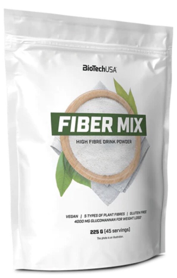Skaidulos BioTech Fiber Mix, 225 g. kaina ir informacija | Papildai ir preparatai lieknėjimui | pigu.lt