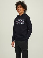 Детская толстовка Jack & Jones 12213338*02 5715313349894, тёмно-синяя  цена и информация | Свитеры, жилетки, пиджаки для мальчиков | pigu.lt