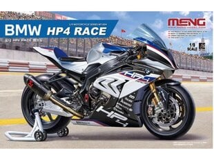 Сборная пластиковая модель Meng Model - BMW HP4 Race, 1/9, MT-004 цена и информация | Конструкторы и кубики | pigu.lt