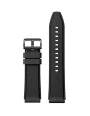 Xiaomi Watch S1 Original Leather Strap, Black цена и информация | Аксессуары для смарт-часов и браслетов | pigu.lt