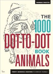 1000 Dot-To-Dot Book: Animals: Twenty incredible creatures to complete yourself. цена и информация | Самоучители | pigu.lt