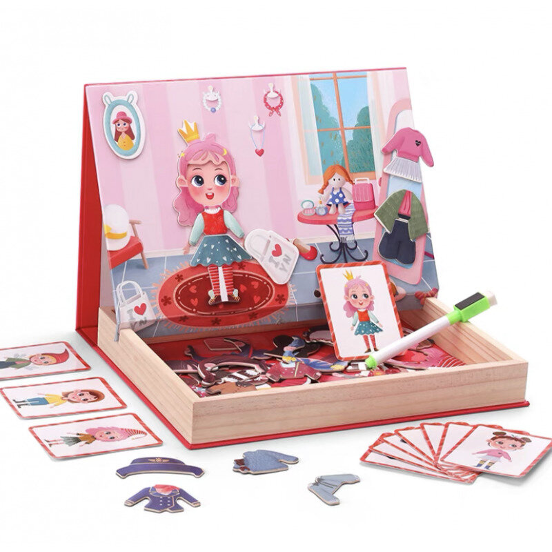 Magnetinis lėlių žaidimo rinkinys kaina ir informacija | Žaislai kūdikiams | pigu.lt
