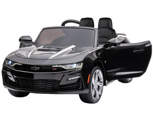 Vienvietis elektromobilis Chevrolet Camaro, juodas kaina ir informacija | Elektromobiliai vaikams | pigu.lt