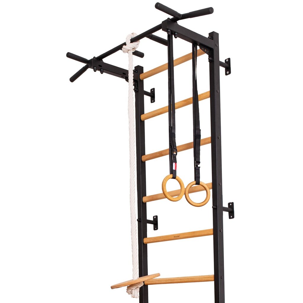Medinės-metalinės gimnastikos kopėčios - BenchK 311B, su priedais kaina ir informacija | Gimnastikos sienelės | pigu.lt