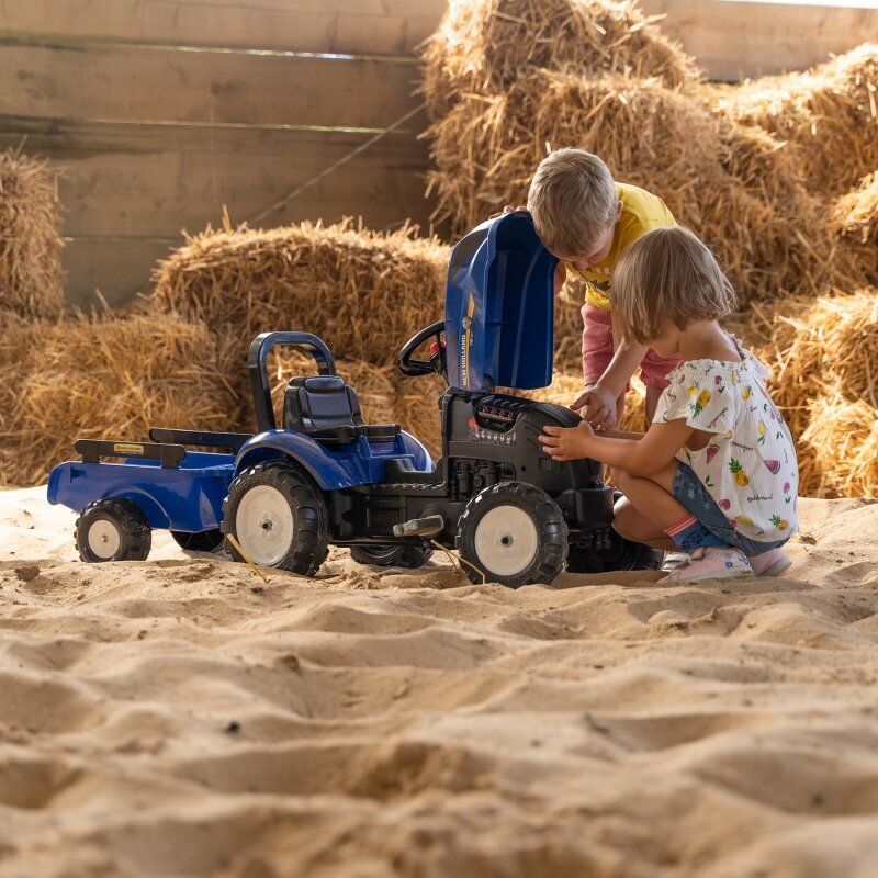 Falk pedalinis traktorius su priekaba New Holland цена и информация | Dviračiai | pigu.lt