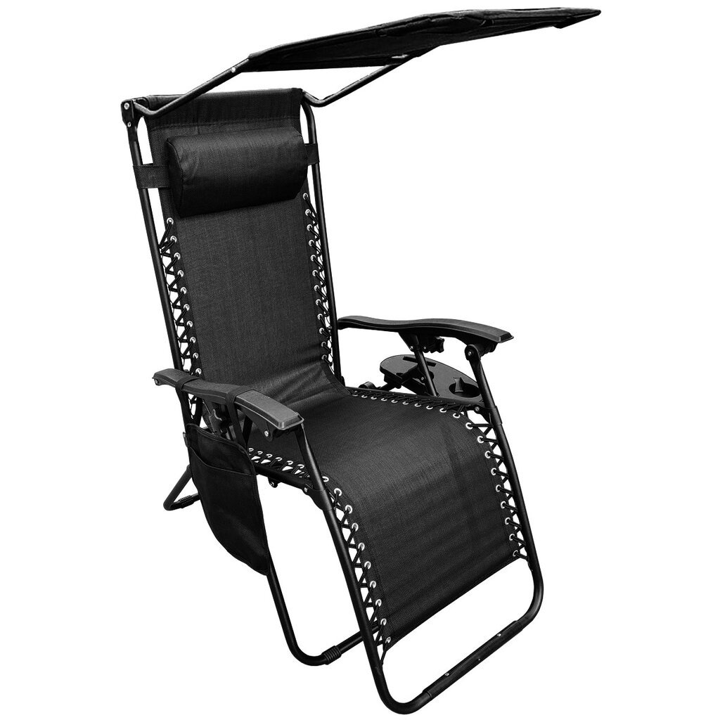Turistinė kėde, juoda kaina ir informacija | Turistiniai baldai | pigu.lt