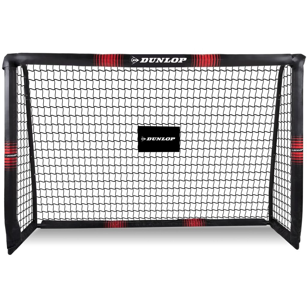 Futbolo vartai su tinklu Pro tech Dunlop, 180x120x60cm kaina ir informacija | Futbolo vartai ir tinklai | pigu.lt