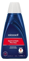 Раствор для чистки ковров Bissell Spot and Stain Pro Oxy 1000 мл цена и информация | Очистители | pigu.lt