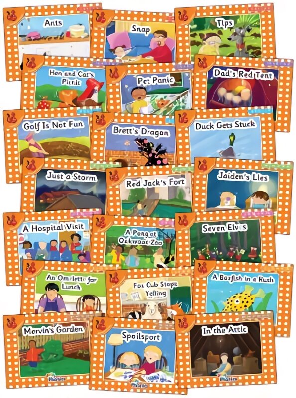Jolly Phonics Orange Level Readers Complete Set: in Precursive Letters (British English edition) цена и информация | Knygos paaugliams ir jaunimui | pigu.lt