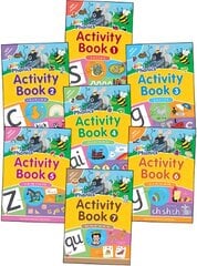 Jolly Phonics Activity Books 1-7: in Precursive Letters (British English edition) UK ed., Set 1-7 цена и информация | Книги для подростков  | pigu.lt