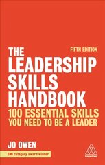 Leadership Skills Handbook: 100 Essential Skills You Need to be a Leader 5th Revised edition kaina ir informacija | Ekonomikos knygos | pigu.lt