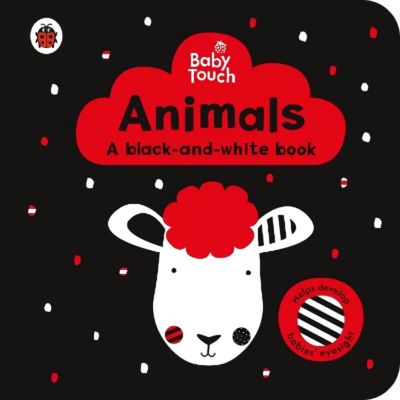 Baby Touch: Animals: a black-and-white book kaina ir informacija | Knygos mažiesiems | pigu.lt