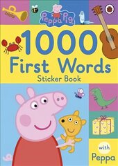 Peppa Pig: 1000 First Words Sticker Book kaina ir informacija | Knygos mažiesiems | pigu.lt