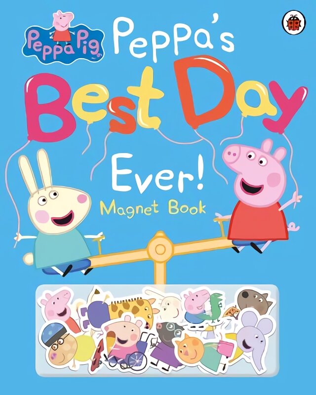 Peppa Pig: Peppa's Best Day Ever: Magnet Book kaina ir informacija | Knygos mažiesiems | pigu.lt