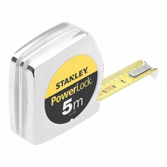 Сантиметр Stanley Powerlock (5 м x 19 мм) цена и информация | Механические инструменты | pigu.lt