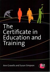 Certificate in Education and Training цена и информация | Книги по социальным наукам | pigu.lt