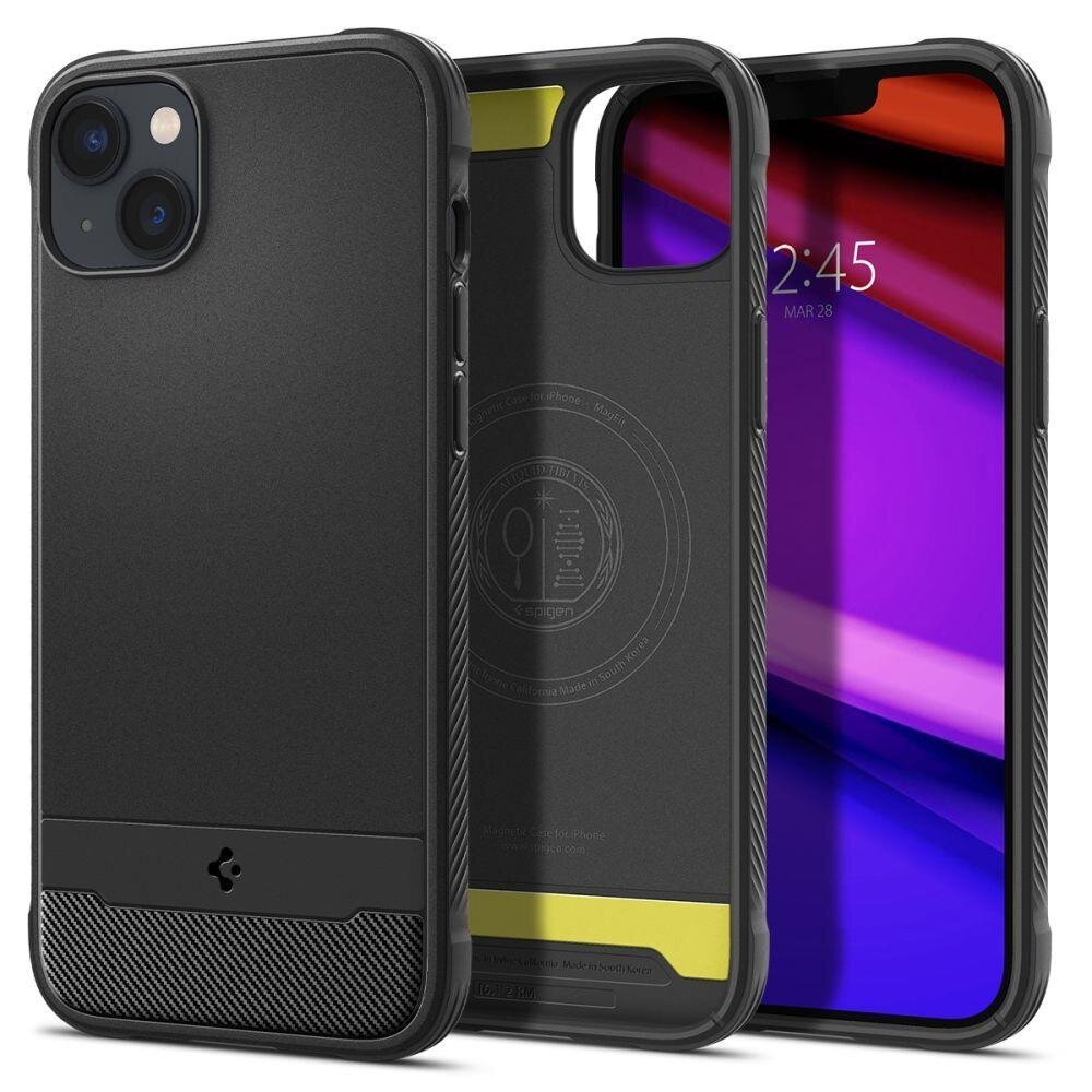 Spigen Rugged Armor iPhone 14 Plus Black kaina ir informacija | Telefono dėklai | pigu.lt