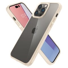 Spigen Ultra Hybrid iPhone 14 Pro SAND BEIGE kaina ir informacija | Telefono dėklai | pigu.lt