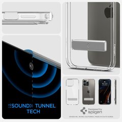 Spigen Ultra Hybrid &quot;S&quot; iPhone 14 Pro Crystal Clear kaina ir informacija | Telefono dėklai | pigu.lt