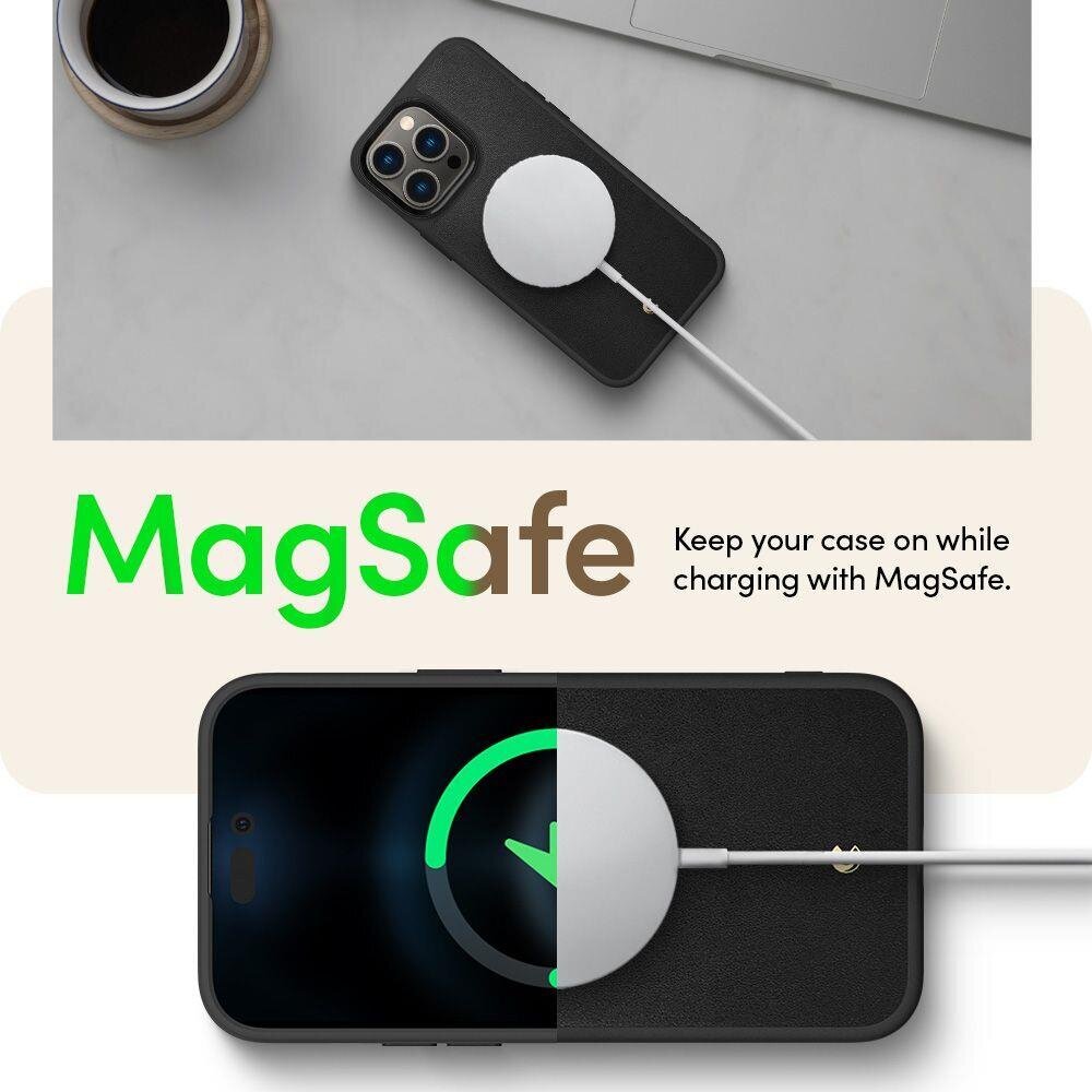 Spigen Cyrill Kajuk iPhone 14 Pro Max safe Black kaina ir informacija | Telefono dėklai | pigu.lt