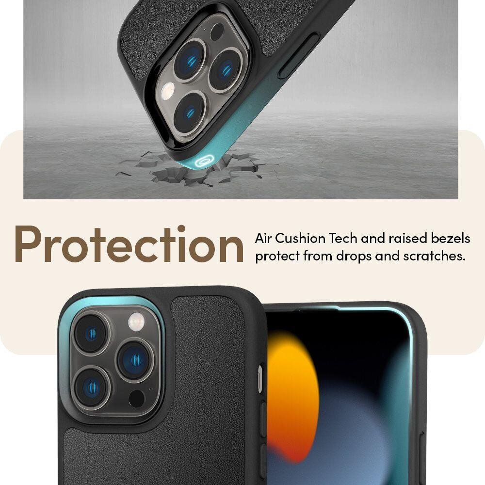 Spigen Cyrill Kajuk iPhone 14 Pro Max safe Black kaina ir informacija | Telefono dėklai | pigu.lt