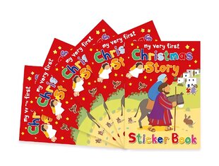 Christmas Story Sticker Book: Pack of 5 New edition цена и информация | Книги для подростков  | pigu.lt
