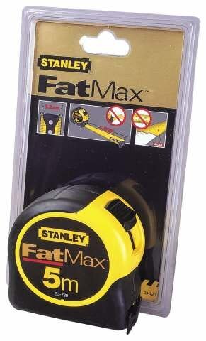 Matavimo juosta 1 X Stanley 033728 Fatmax 8m kaina