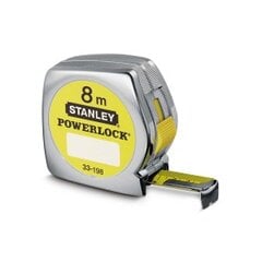 Рулетка STANLEY POWERLOCK, 5 м x 25 мм  цена и информация | Механические инструменты | pigu.lt