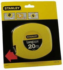 Stanley C korpuso plieno juosta, 20 m kaina ir informacija | Mechaniniai įrankiai | pigu.lt