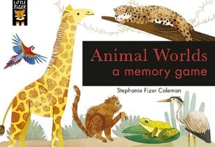 Animal Worlds: A Memory Game цена и информация | Книги для самых маленьких | pigu.lt