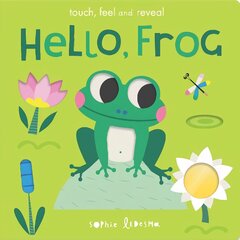 Hello, Frog: touch, feel and reveal цена и информация | Книги для самых маленьких | pigu.lt