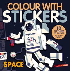 Colour With Stickers: Space цена и информация | Книги для малышей | pigu.lt