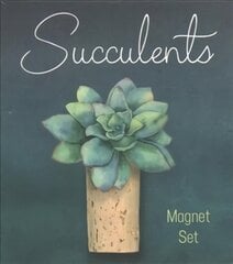 Succulents Magnet Set цена и информация | Книги по садоводству | pigu.lt